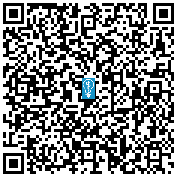 QR code image to open directions to Friendly Dental Center in Temecula, CA on mobile